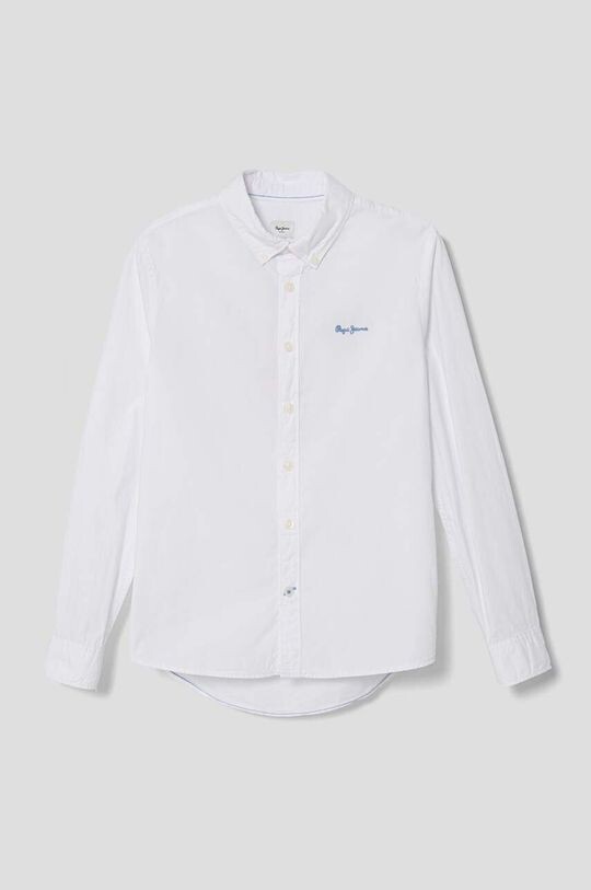 

Pepe Jeans Детская хлопковая рубашка JAYME, белый
