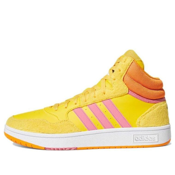 Кроссовки adidas neo Hoops 3.0 Mid x Sesame Street 'Yellow Orange Pink', желтый