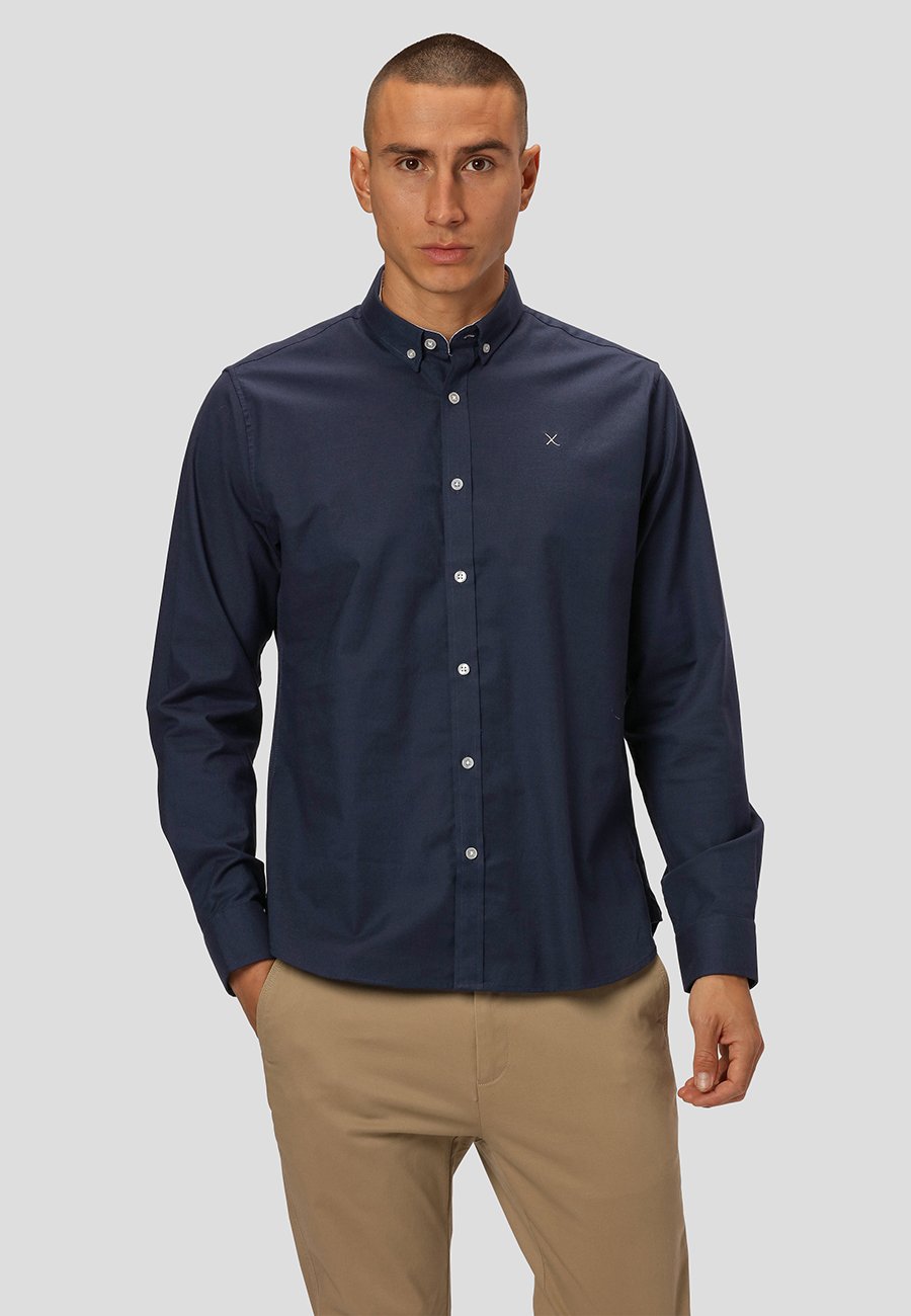 Рубашка Clean Cut Copenhagen, темно-синий куртка uniqlo uv protection 3d cut pocketable темно синий