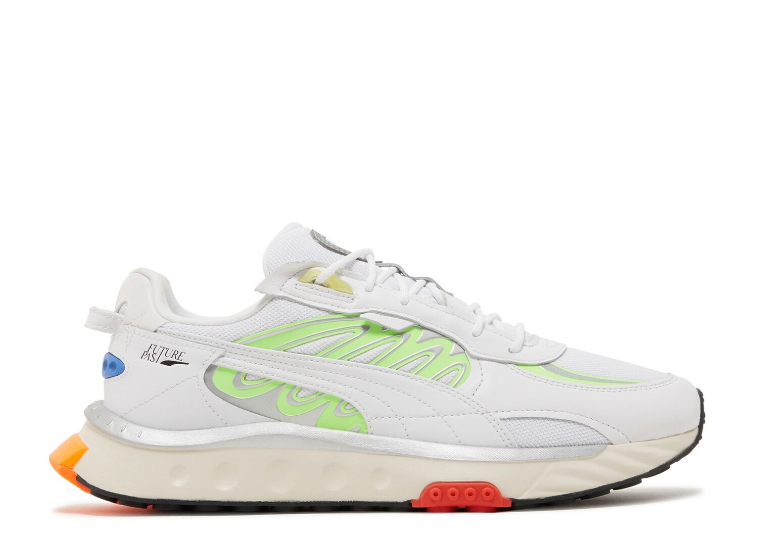 

Кроссовки Puma Wild Rider Techno 'White Green Glare', белый