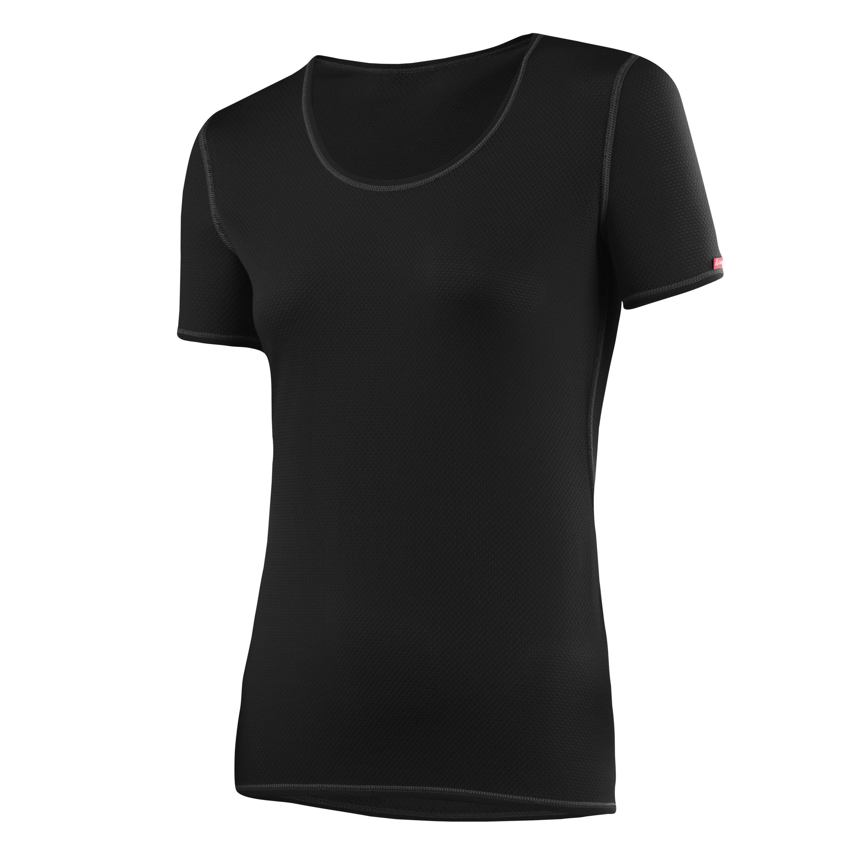 Рубашка функциональная с короткими рукавами Transtex Light женские Löffler LOEFFLER, черный