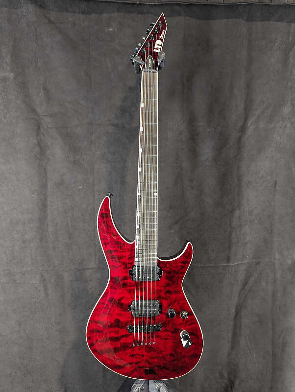 

Электрогитара ESP LTD H3-1000 Deluxe Quilted Maple Top See-Thru Black Cherry Electric Guitar