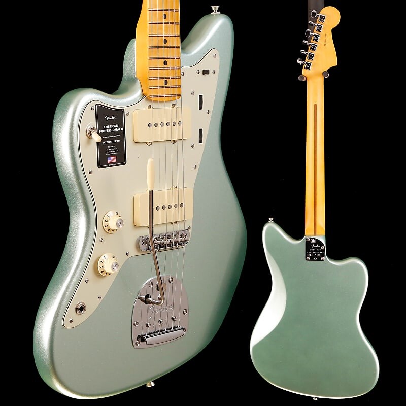 

Fender American Professional II Jazzmaster LH, Mystic Surf Green 8 фунтов 1,3 унции