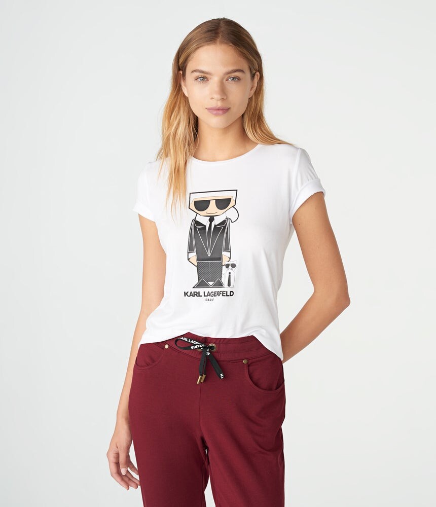 

Футболка karl kocktail Karl Lagerfeld, белый