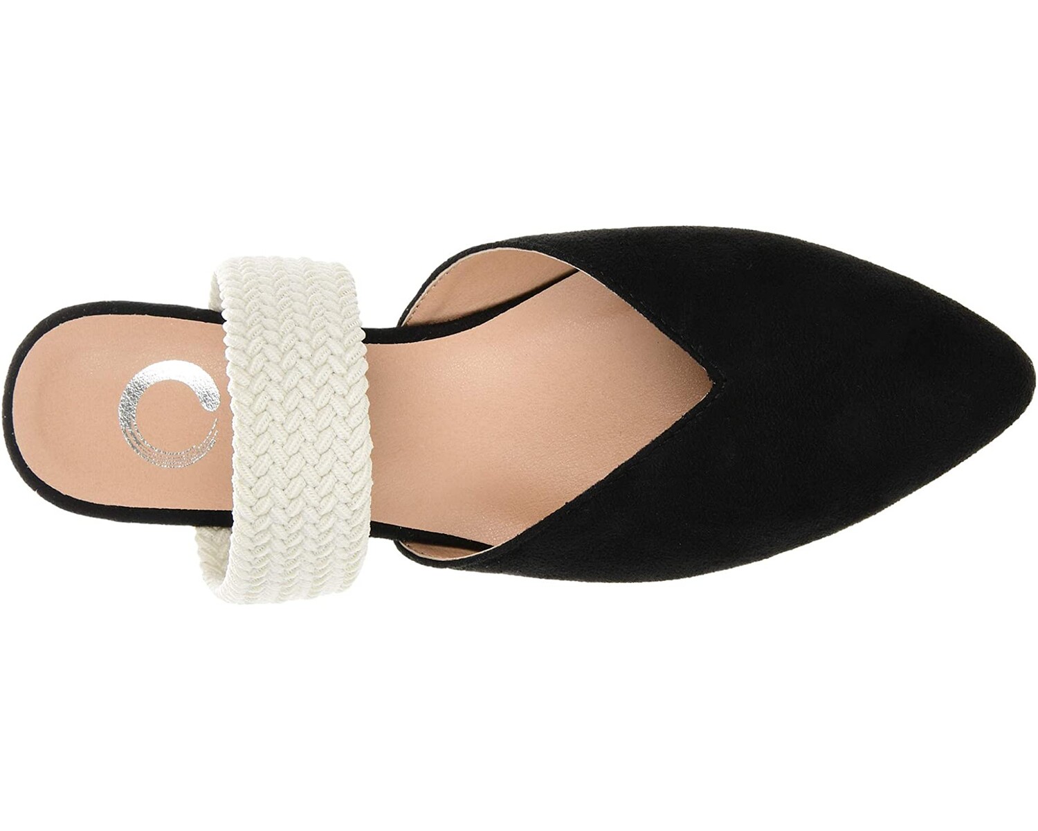 

Туфли на плоской подошве Roxeene Mule Journee Collection, черный