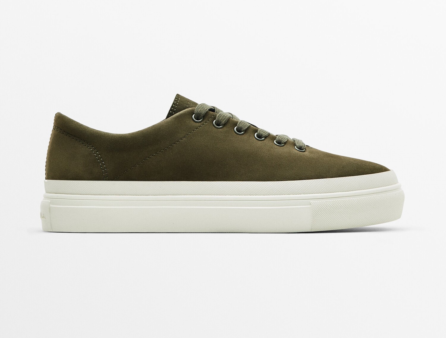 

Кеды Massimo Dutti Studio Nubuck, хаки