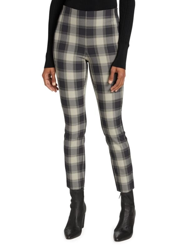 

Узкие брюки в клетку simone rag & bone Plaid black