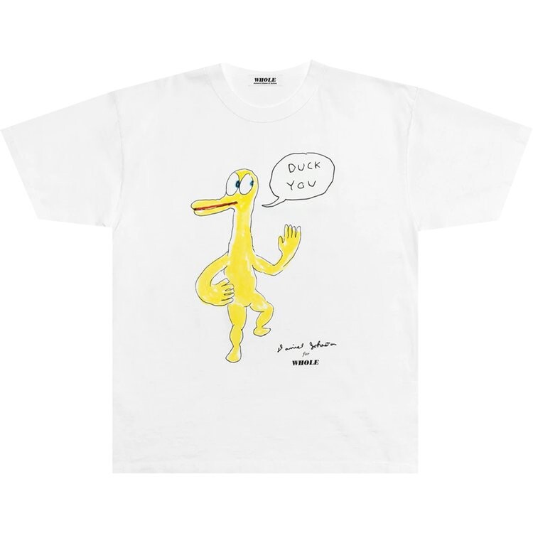 

Футболка WHOLE Duck You Tee 'Off-White', белый