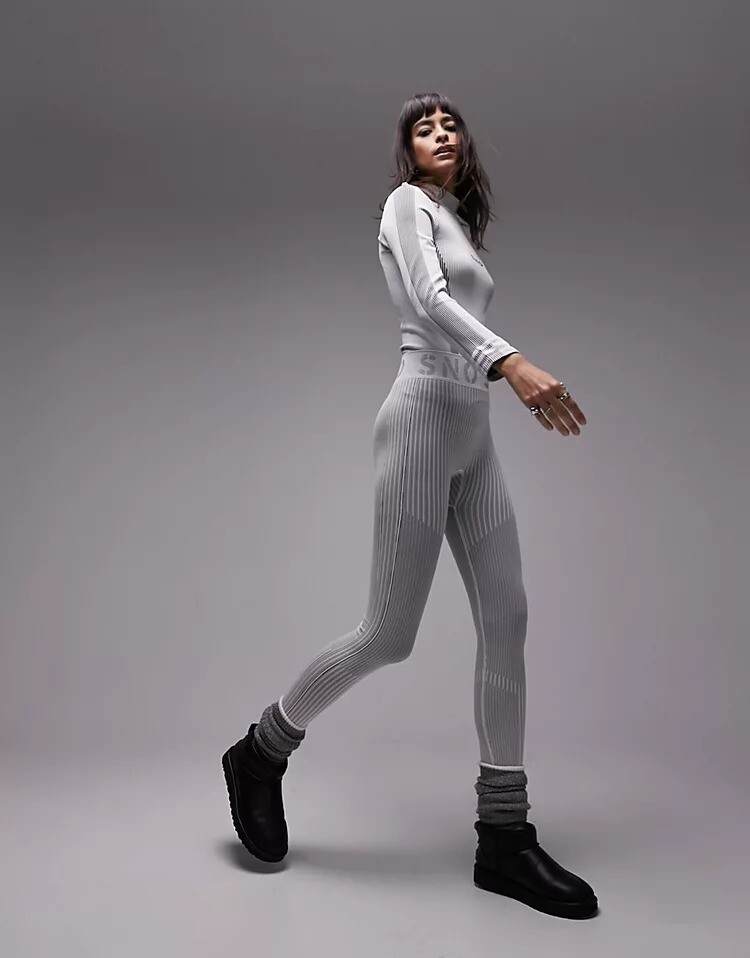 

Леггинсы Topshop Sno, серый