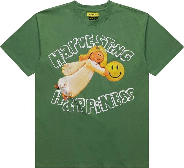 

Футболка Market Smiley Angelic T-Shirt Sage, зеленый