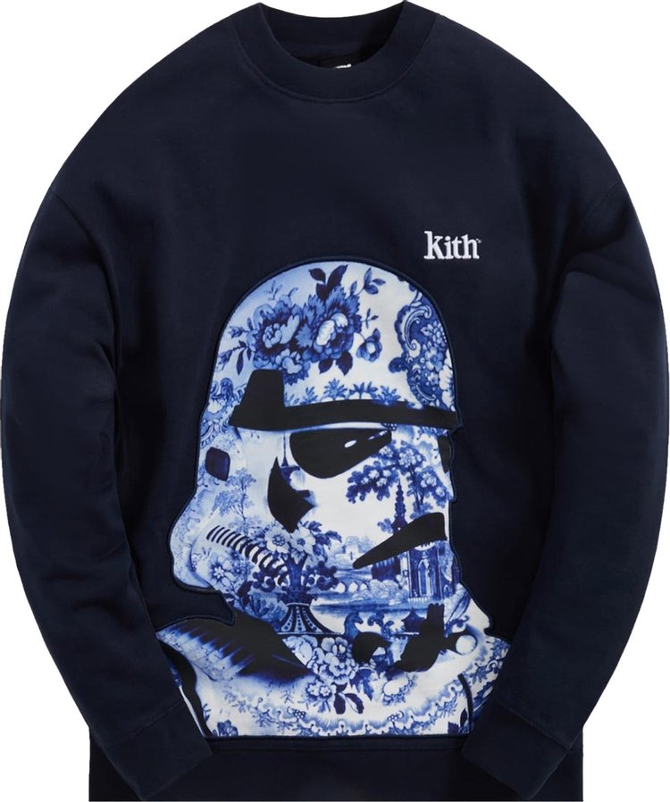 Толстовка Kith For Star Wars Floral Vader Crewneck 'Black', черный