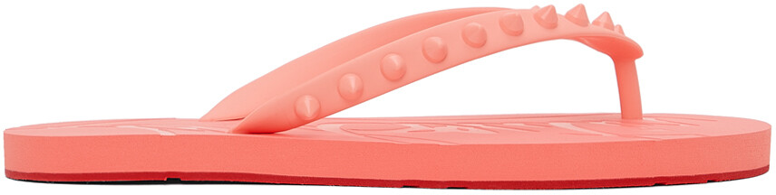 

Розовые ремешки на шпильках Loubi Christian Louboutin