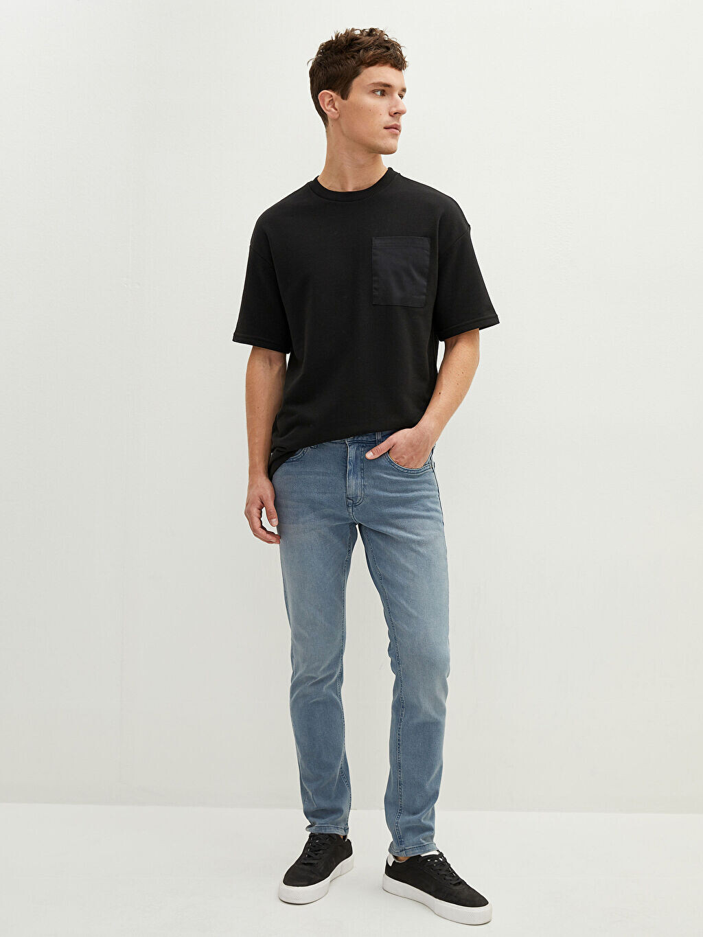 

Мужские джинсовые брюки 750 Slim Fit LCW Jeans