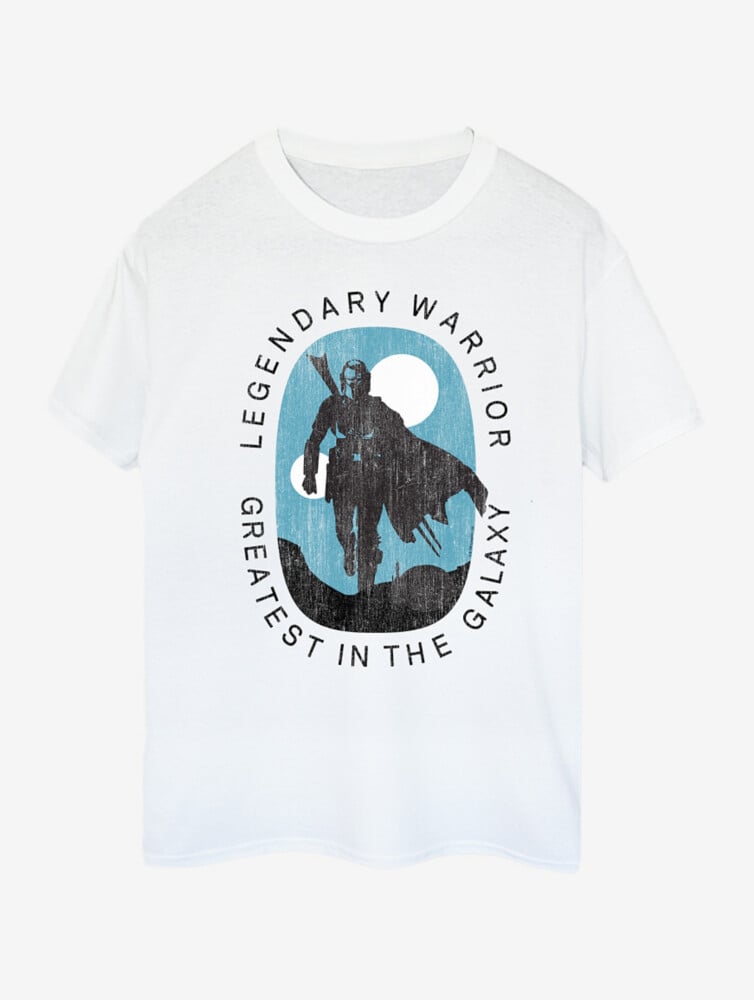 

NW2 Белая футболка со слоганом для взрослых Mandalorian Galaxy George., белый
