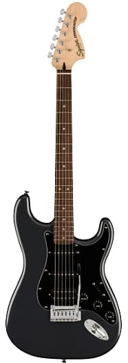 

Squier Affinity Series Stratocaster HSS Pack Laurel Fingerboard Charcoal Frost Metallic 0372821069