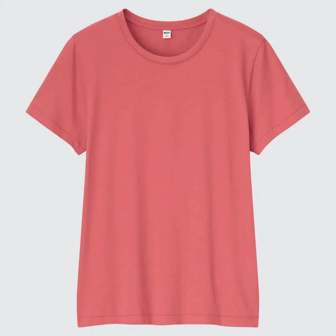 

Футболка Uniqlo 100% Supima Cotton, красный