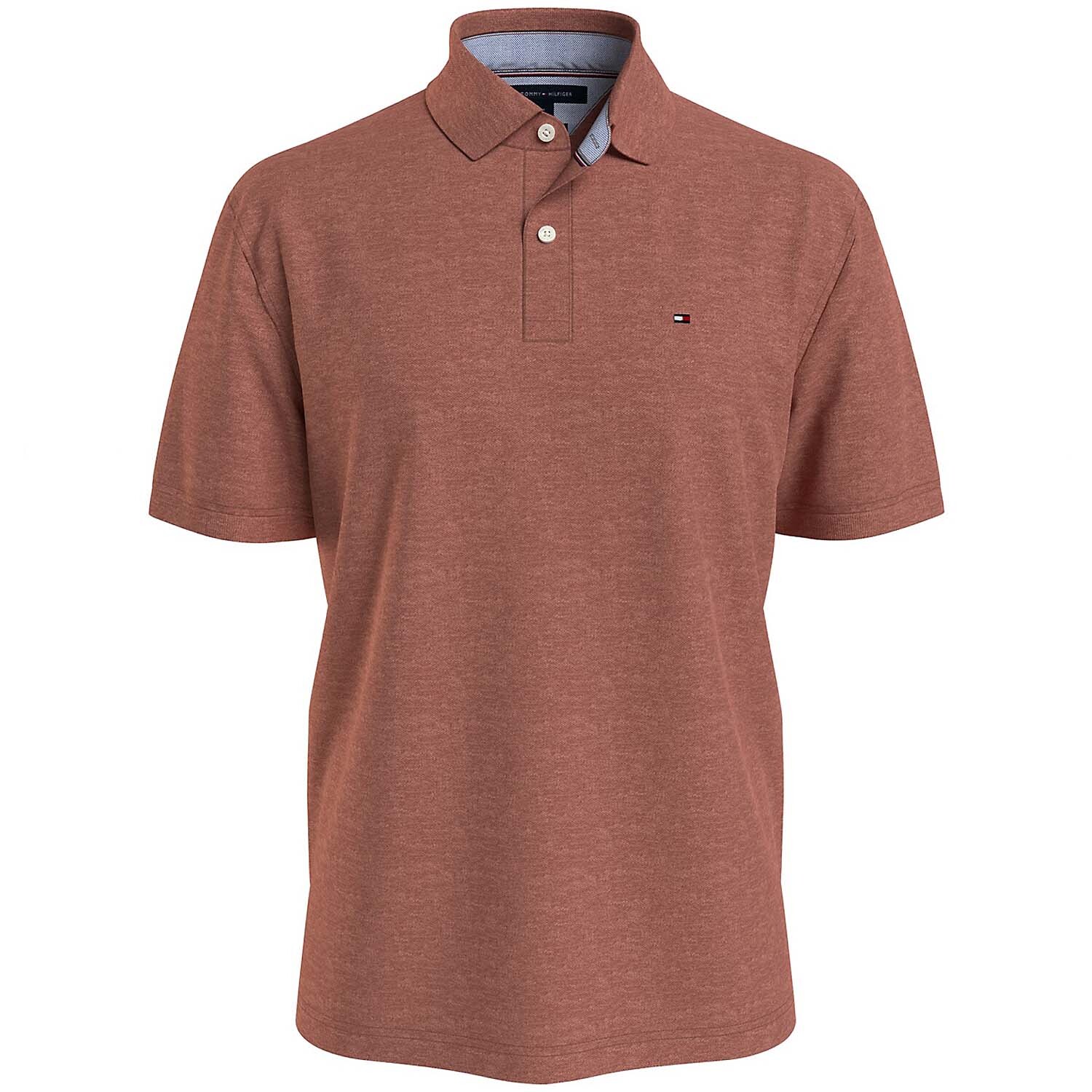 

Поло Tommy Hilfiger Classic Fit Pique, розовато-коричневый