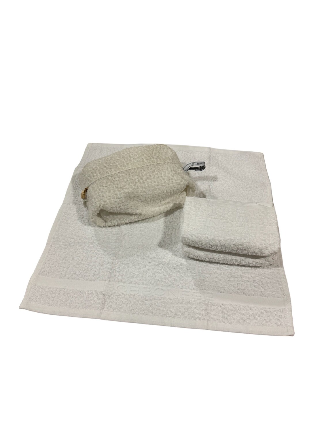

Набор Borbonese Prestige Envelope With Sponge Washes, серо-бежевый