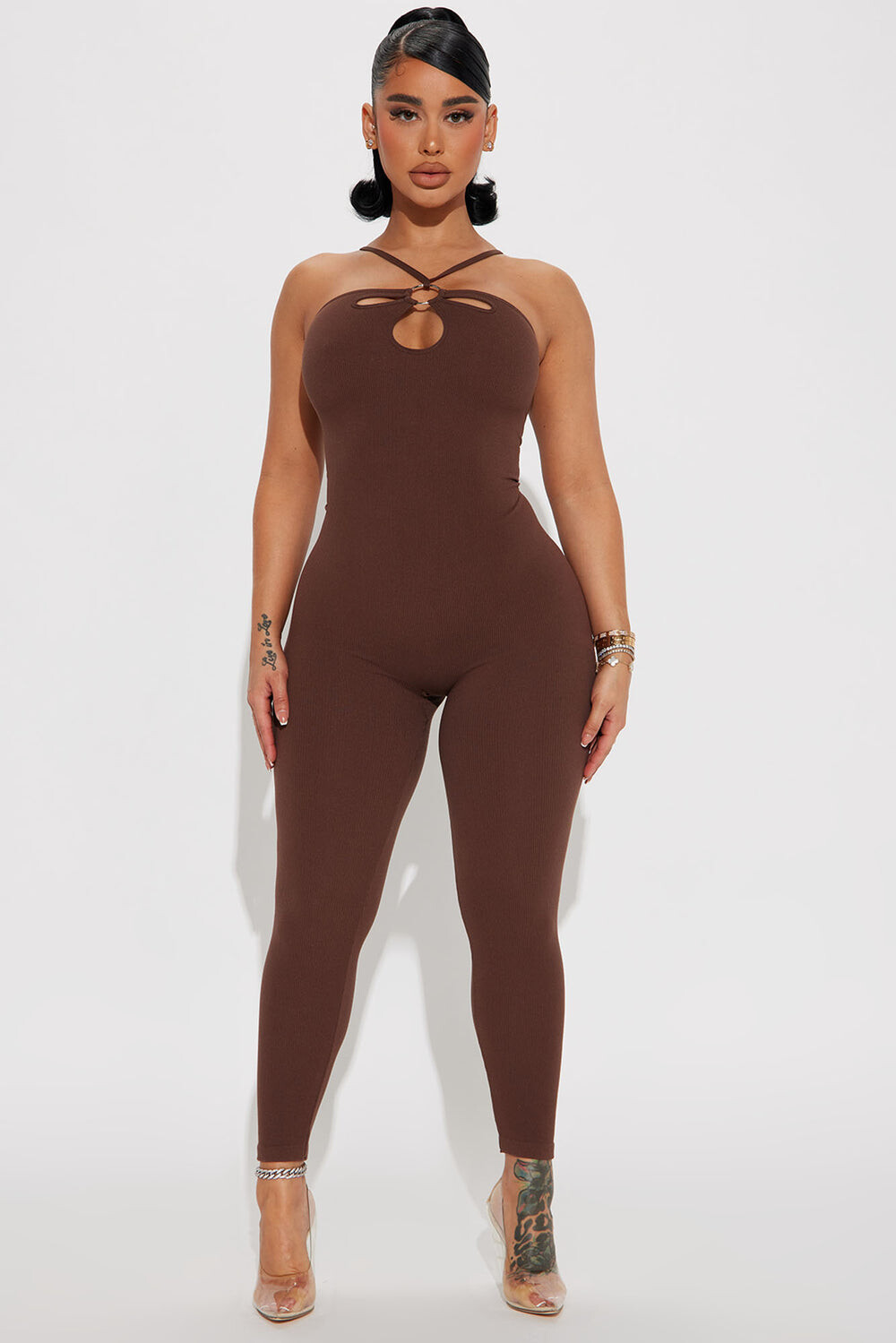 

Комбинезон Fashion Nova 52123, шоколад