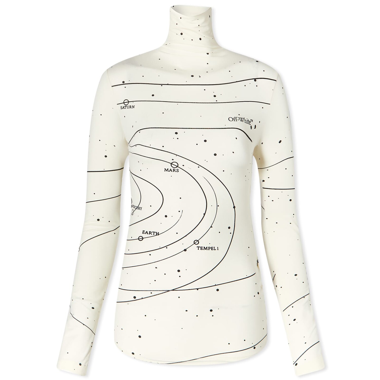 

Спортивный топ Off-white Solar System Second Skin, бежевый