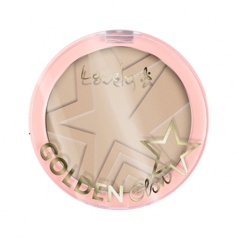 

Lovely Пудра для контуринга лица Golden Glow Powder 2 Light Beige 10г