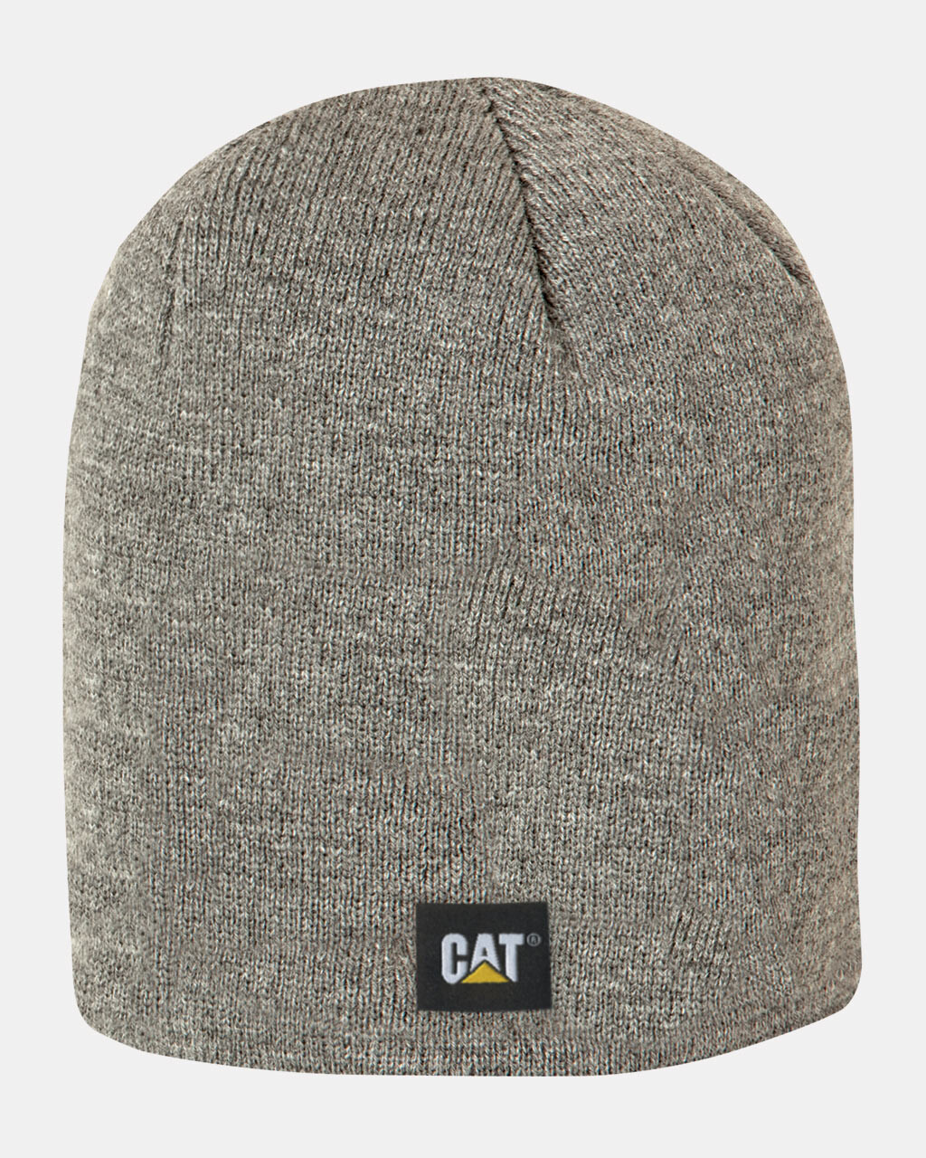 

Мужская вязаная шапка с логотипом CAT, серый