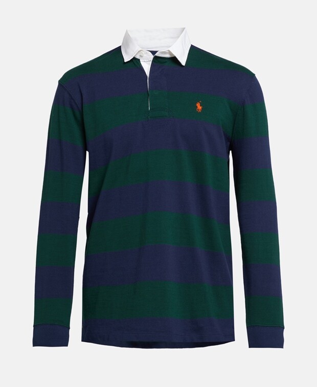 

Рубашка-поло с длинными рукавами Polo Ralph Lauren, темно-зеленый