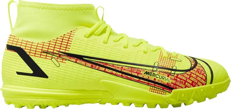 

Кроссовки Nike Mercurial Superfly 8 Academy TF GS 'Motivation Pack', синий