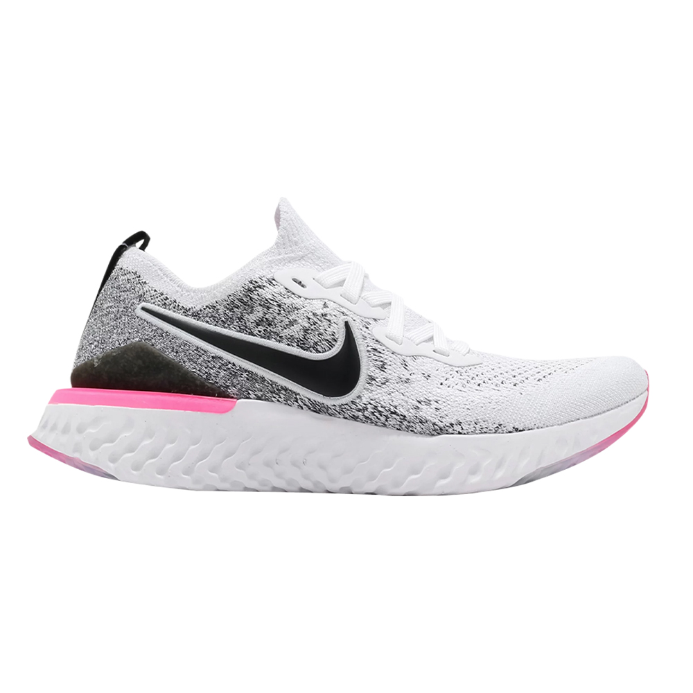 Кроссовки Nike Wmns Epic React Flyknit 2 Oreo Pink, розовый nike epic react flyknit women s rhea braided flying woven running shoes size 36 40