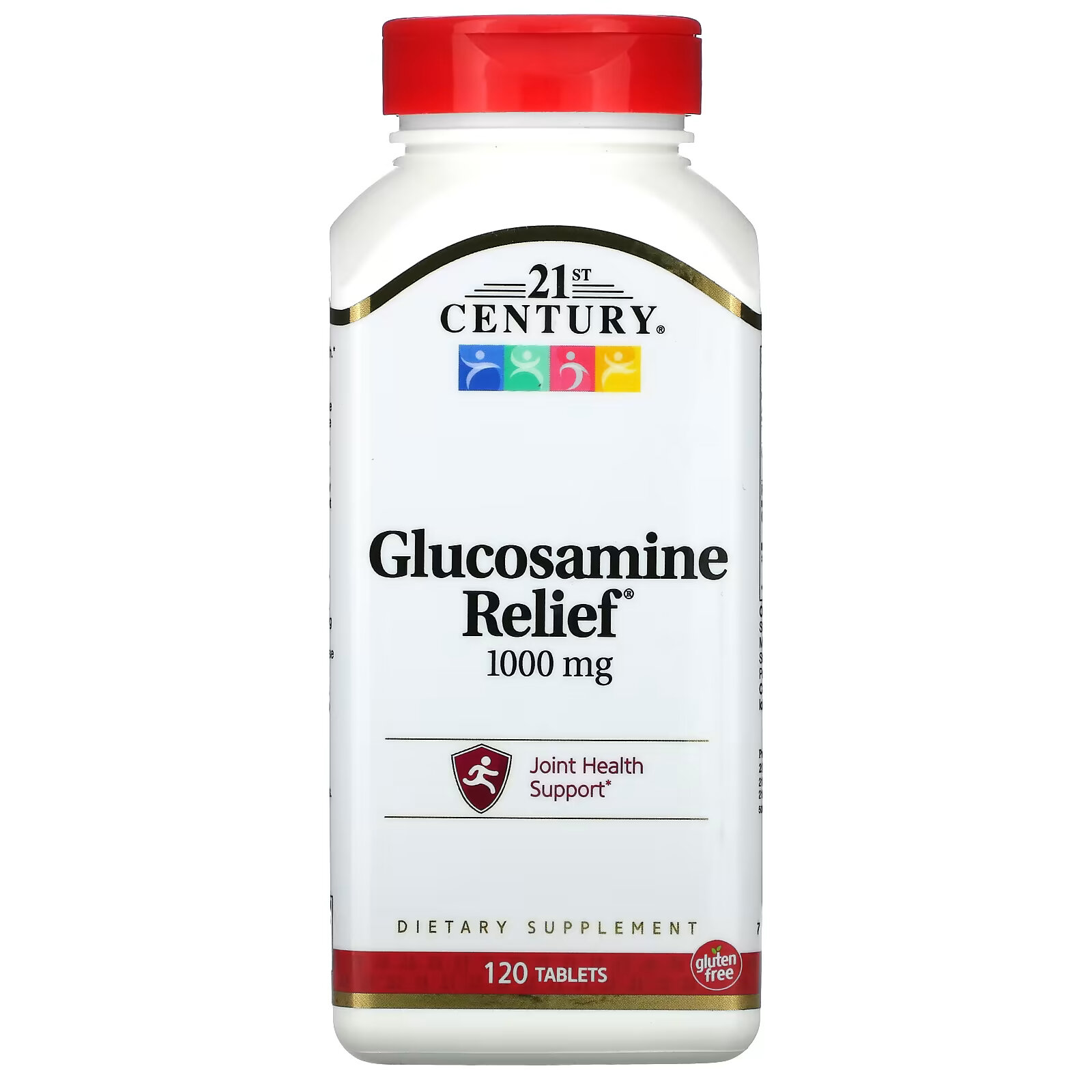 21st Century, Glucosamine Relief, 1000 мг, 120 таблеток 21st century железо 65 мг 120 таблеток