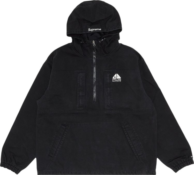 Пуловер Supreme x Nike ACG Denim Pullover 'Black', черный