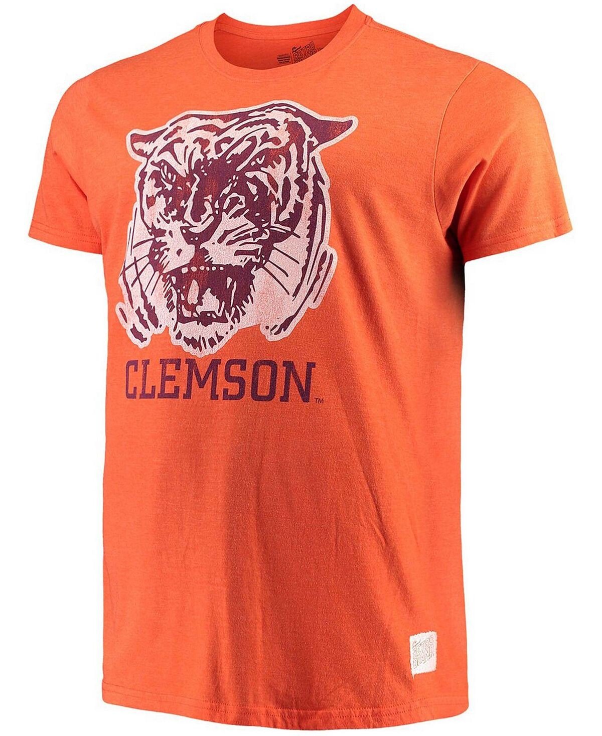 

Мужская оранжевая футболка clemson tigers mock twist Original Retro Brand