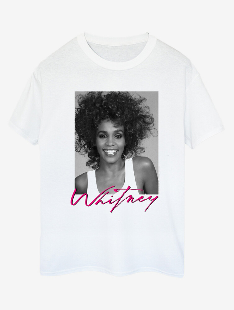 

NW2 Whitney Houston Photograph Белая футболка для взрослых George., белый