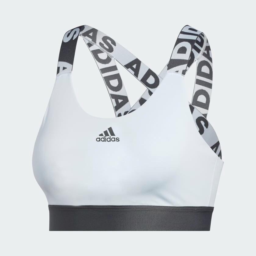 

Топ Adidas Training Don't Rest Branded, серовато-белый/черный