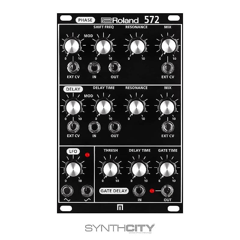 Roland System 500 572 Фазовый сдвиг/задержка System 500 572 Phase Shifter / Delay roland system 500 572 eurorack modular phase shifter delay lfo module