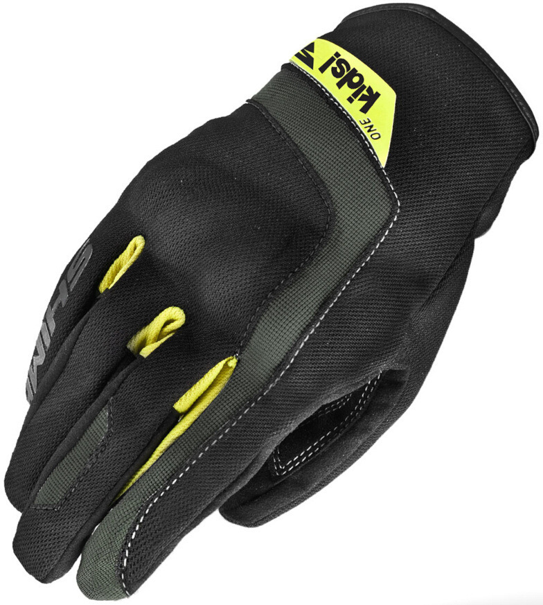 Детские перчатки SHIMA One с логотипом, черный/желтый перчатки детские volkl черный