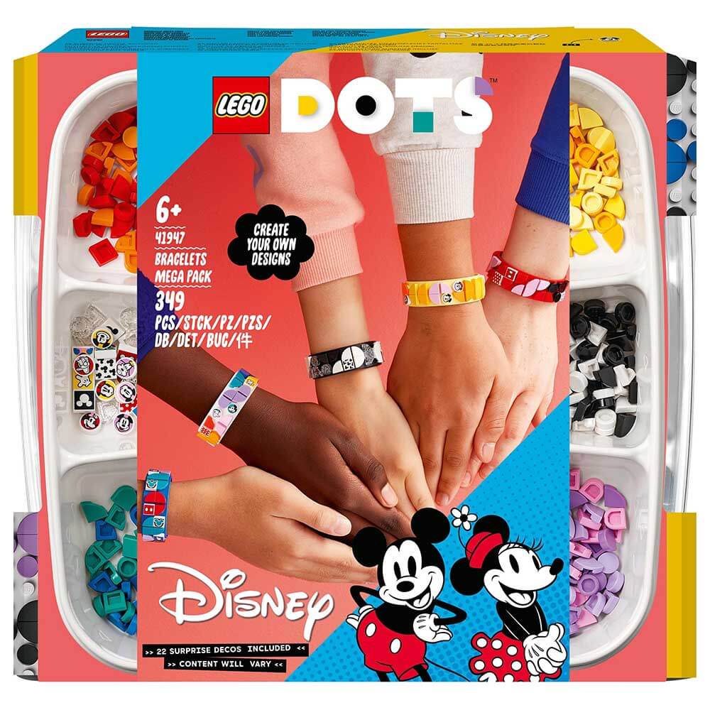 Браслеты-конструкторы Lego Dots Mickey & Friends Mega Pack 349 pcs - фото