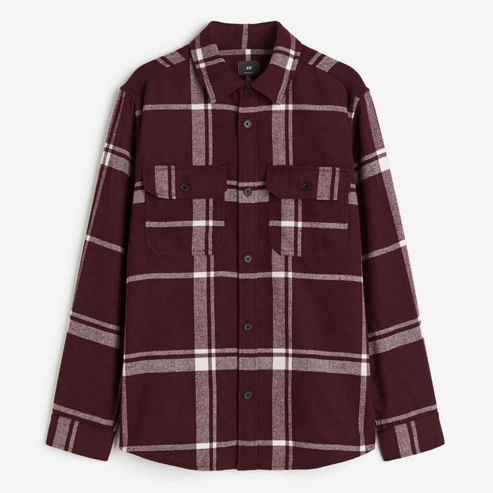 

Рубашка H&M, темно-красный