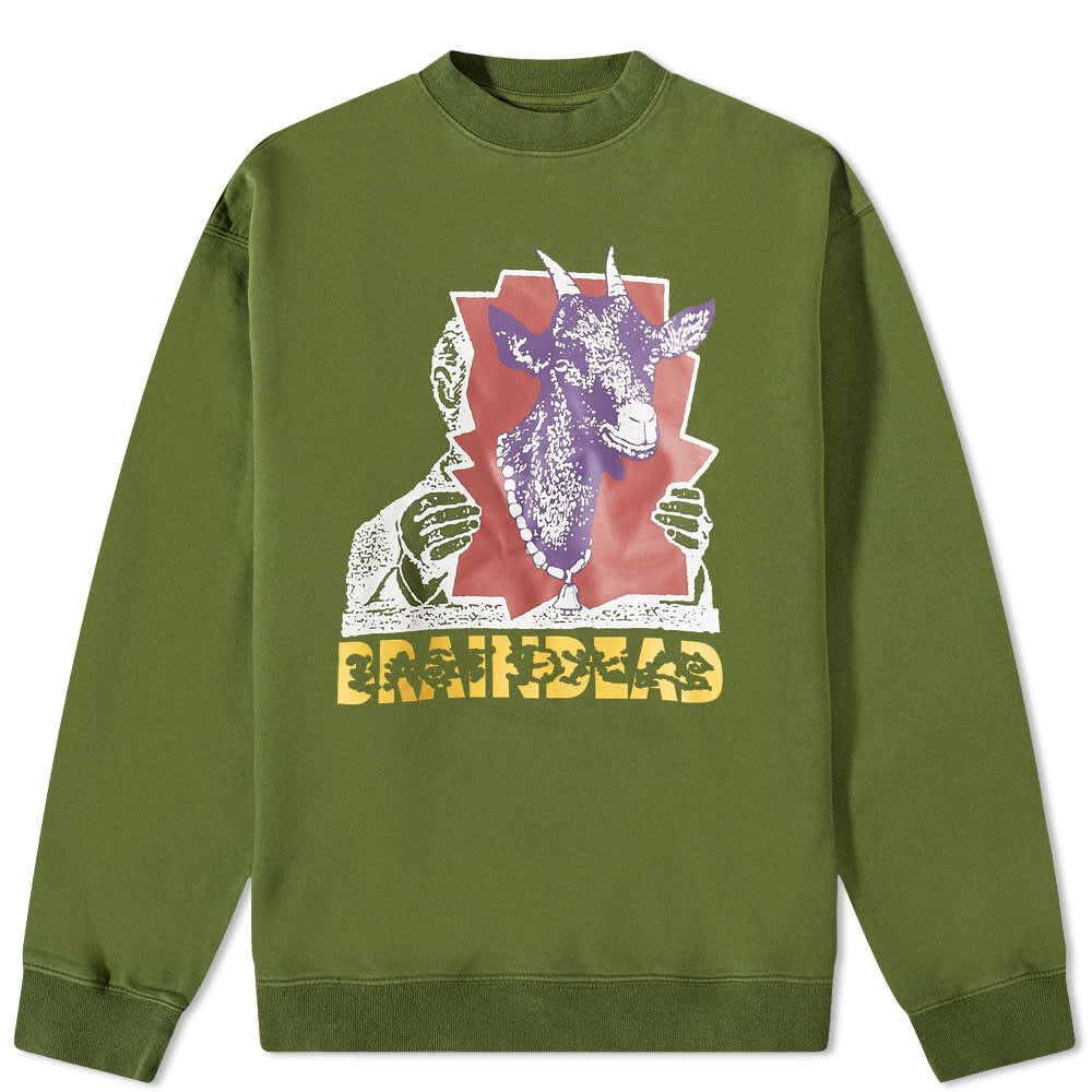 

Толстовка Brain Dead Goat Lady Crew Sweat, Зеленый