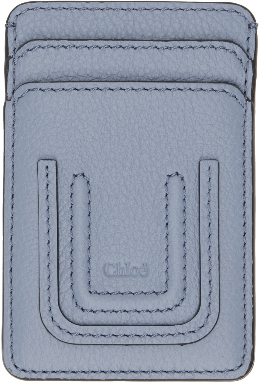 

Голубая визитница Марси Chloé