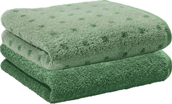 

Полотенце для душа Erwin Müller 2er-Pack 208074, 70x1x140 см цвет jade