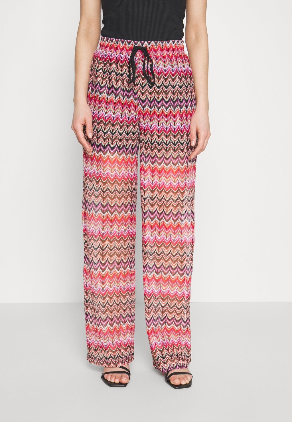 

Брюки Vero Moda Vmdicte Wide Pant, bon bon / navy, Коричневый