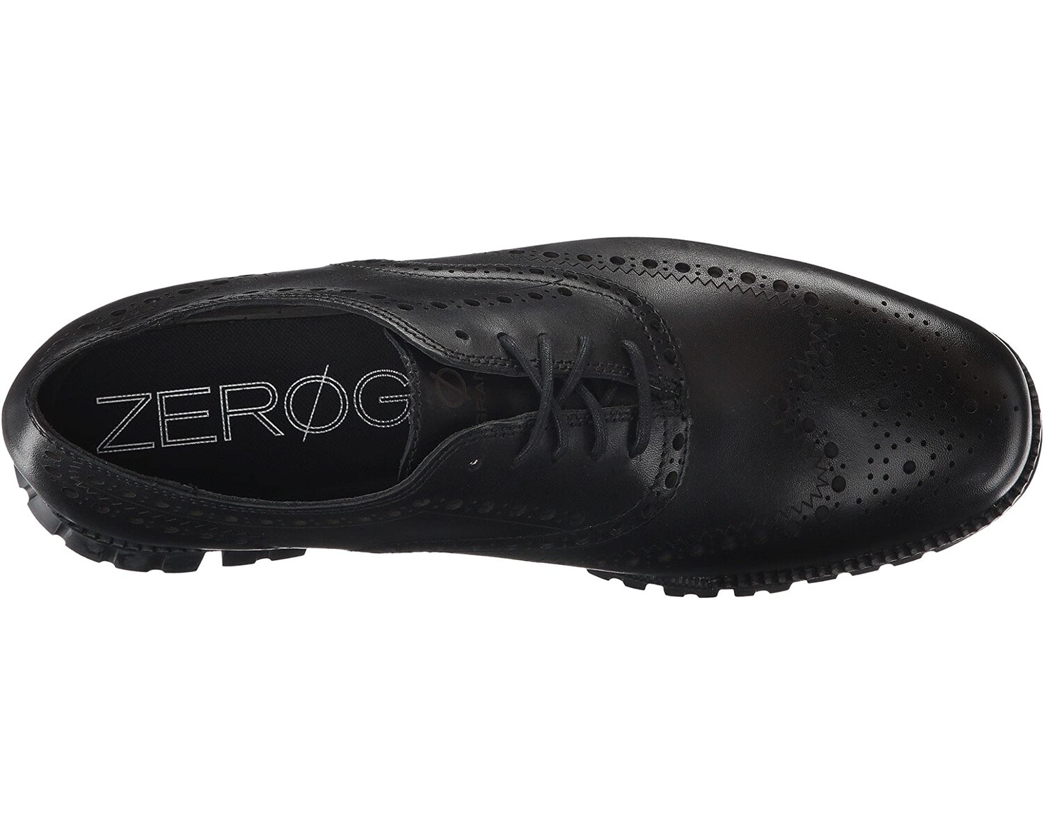 

Оксфорды Zerogrand Wing Ox Cole Haan, черные закрытые отверстия, Черный