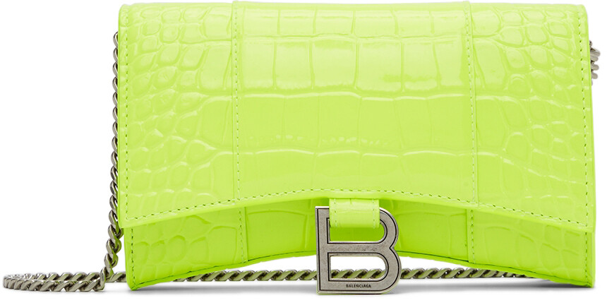 

Желтая сумка через плечо в виде песочных часов Balenciaga