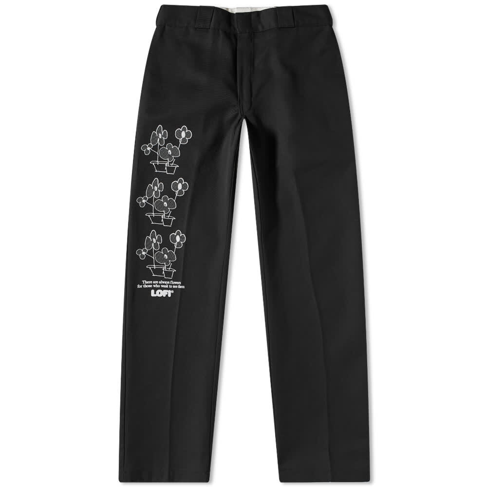 

Брюки Lo-Fi x Dickies Flowers Work Pants, Черный