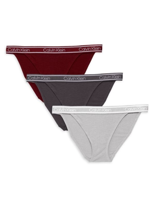 

Набор из 5 трусиков-бикини cheeky с логотипом Calvin Klein White multicolor