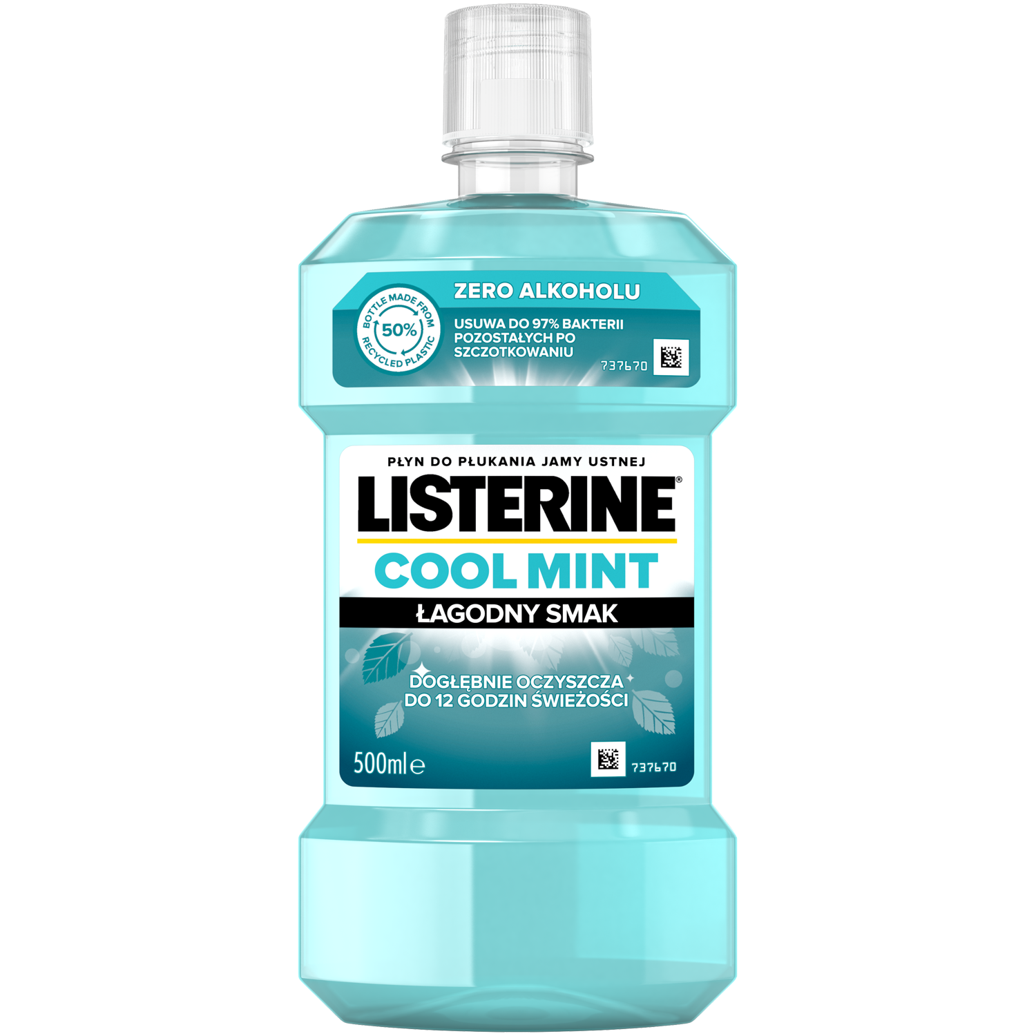 Listerine Cool Mint Zero жидкость для полоскания рта, 500 мл - фото