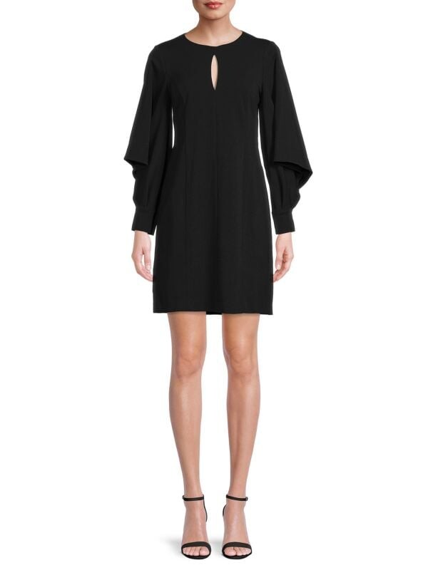 

Однотонное мини-платье Calvin Klein Black