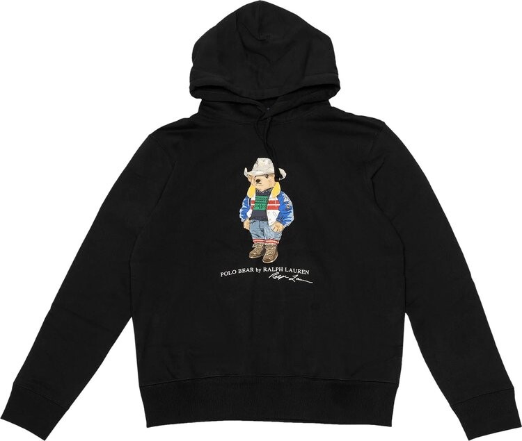 

Худи Polo Ralph Lauren Polo Bear Hoodie 'Black Sun Valley', синий