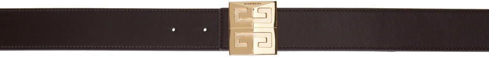 

Коричнево-серый двусторонний ремень 4G Givenchy